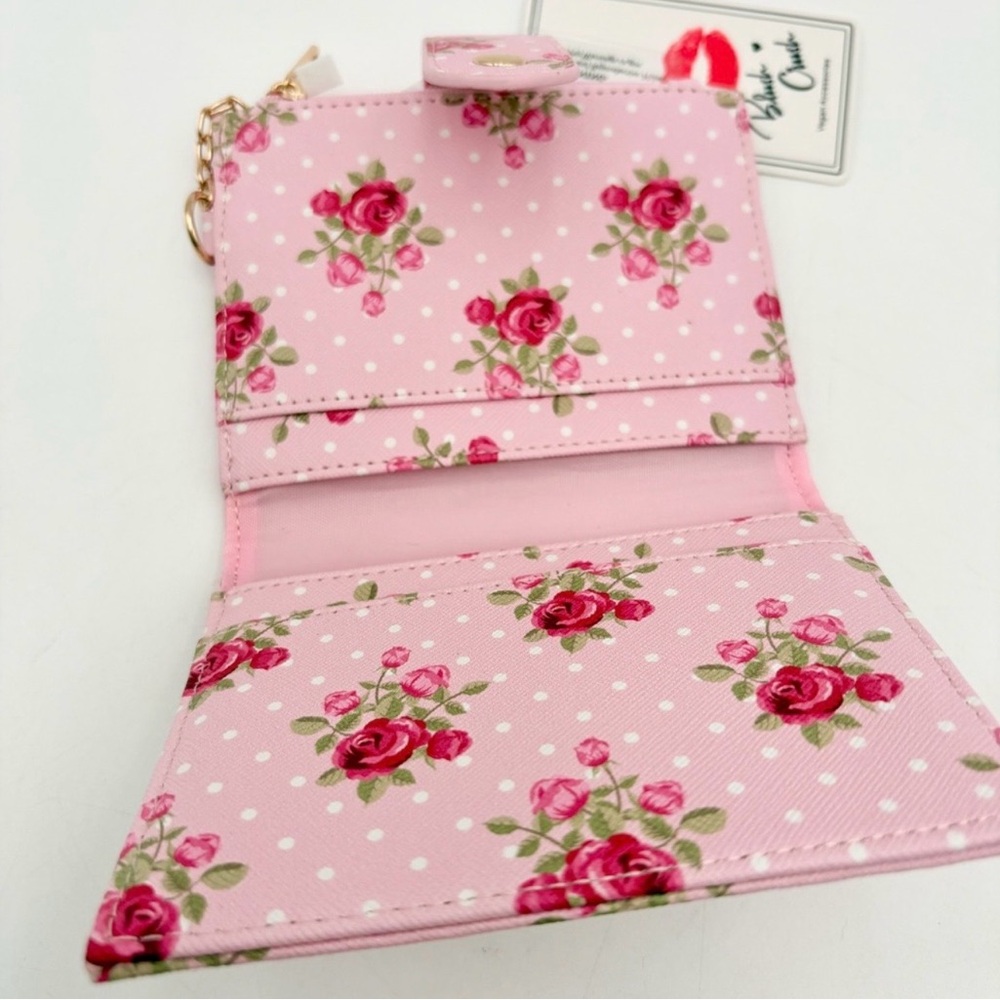 Blush & Crush floral wallet card holder NWT - Picture 5 of 6